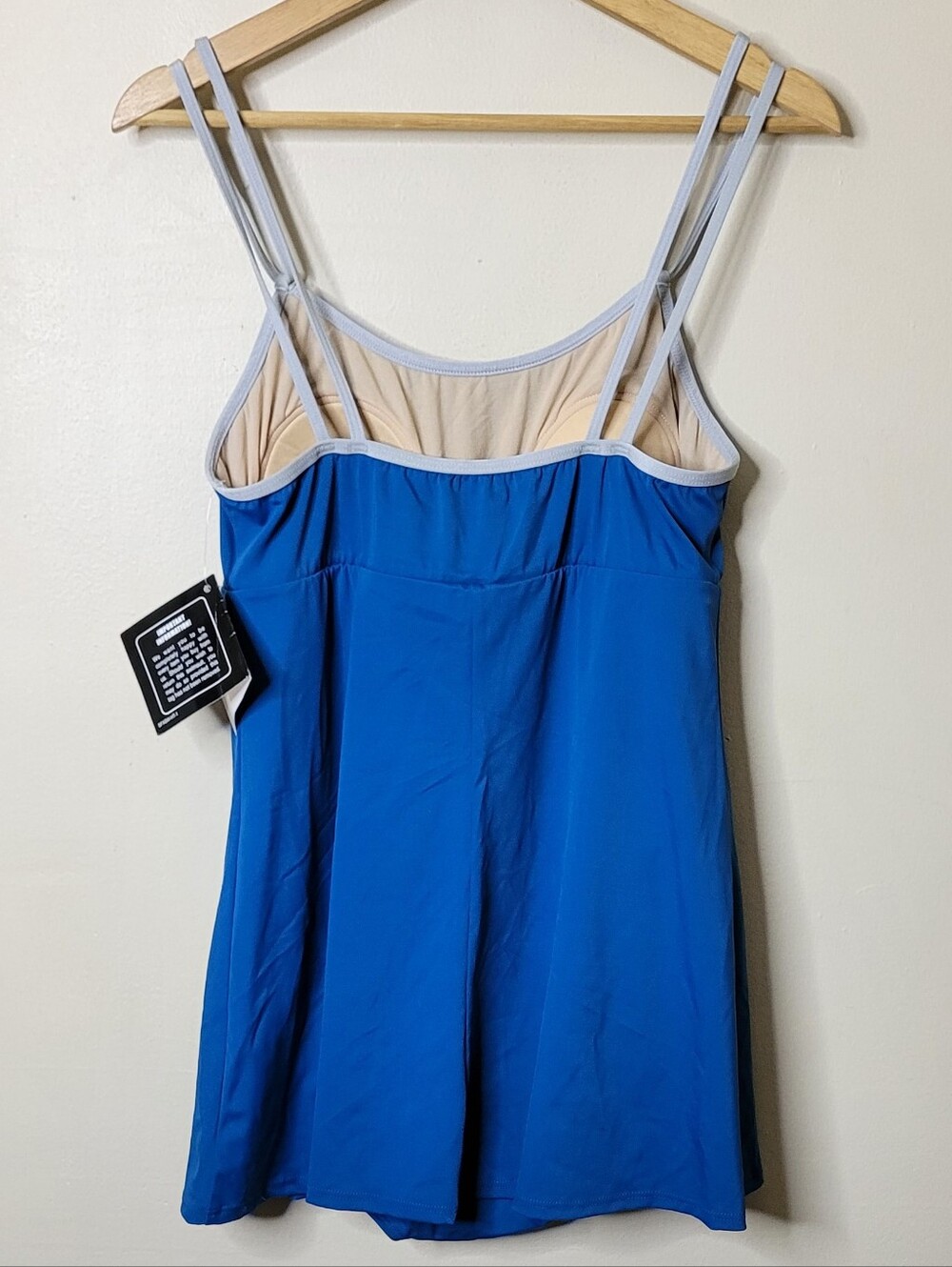 NWT Shape FX One Piece Swim Dress 12 - Picture 6 of 10